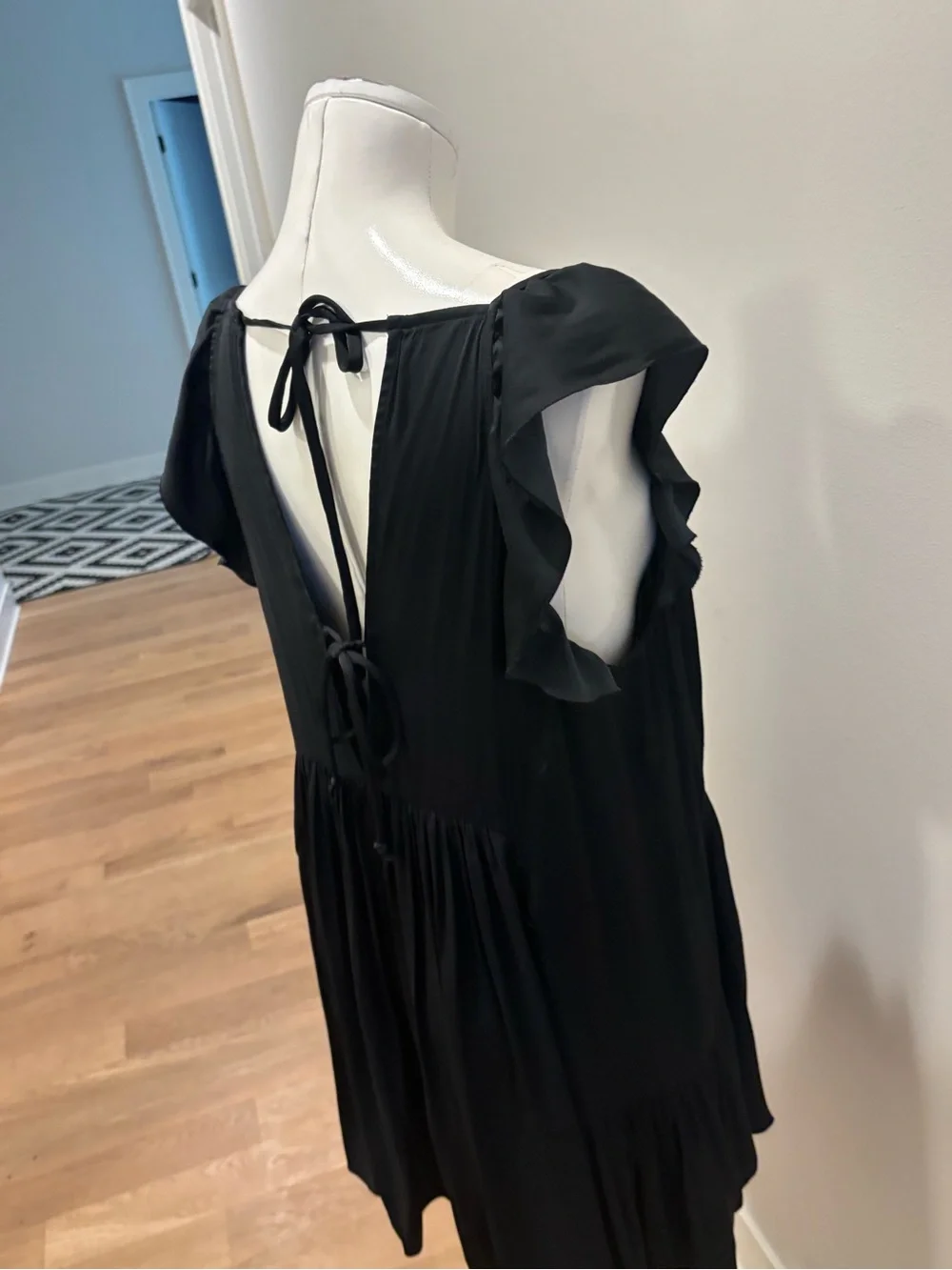 Free People Intimately Want Your Love Slip Dress Black XSmall